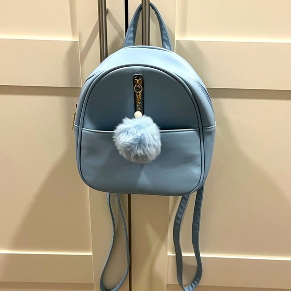 Handbags - Mini blue backpack